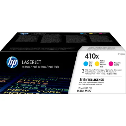 HP CF252XM - Tonery kolorowe 410X do HP Color LaserJet Pro M450, M452, M470,  MFP M377, MFP M477